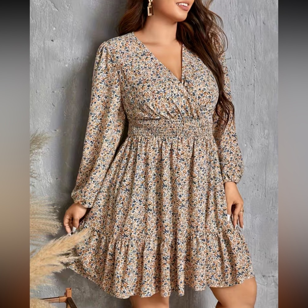Plus size fall dress